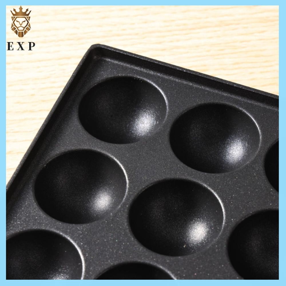 [explosion1.th] กระทะทาโกะยากิอลูมิเนียม ไม่ติดอเนกประสงค์ เครื่องทําทาโกะยากิ เครื่องมืออบทําอาหาร - รูปที่ 3