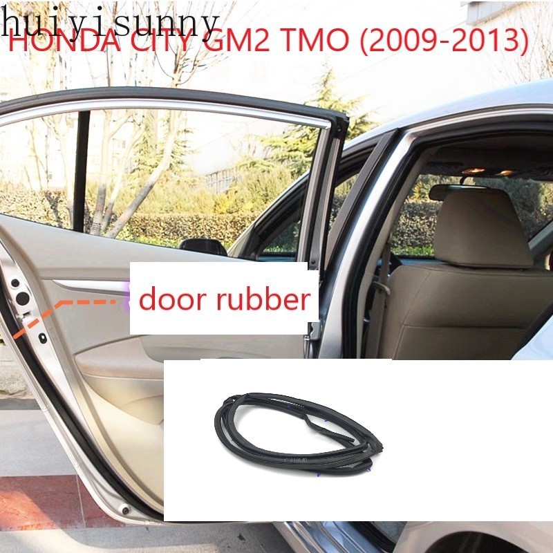 Hys (ชิ้น) ยางประตูด้านนอกสําหรับ HONDA CITY GM2 TMO 2009 2010 2011 2012 2013