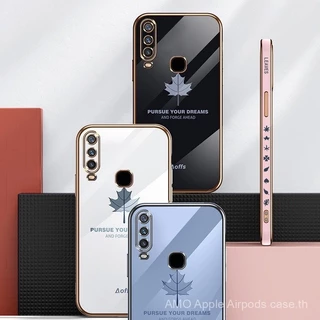 กรณีใบเมเปิ้ลกรณี VIVO 1901 1904 1906 1902 1807 1915 1814 1815 1817 1816 1935 1938ตารางชุบโทรศัพท์อ่อนกลับครอบคลุม S3DO