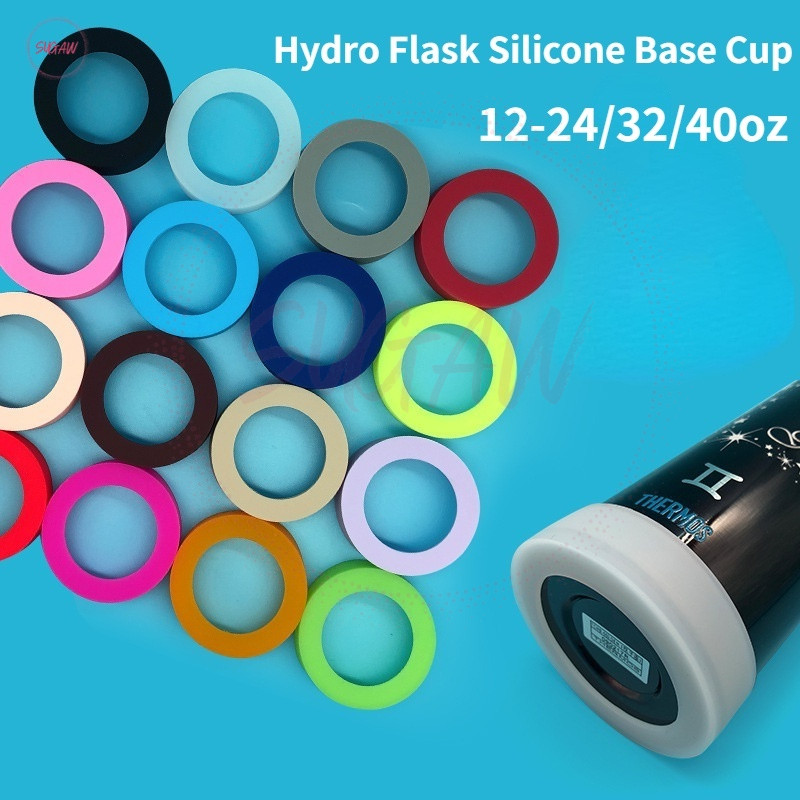 Aquaflask Tumbler Boot Hydro Flask ซิลิโคนฐานถ้วย Universal Non-Slip Mat Coaster Hydroflask Anti-Slip ด้านล่างสําหรับขวดน้ํา 12oz-40oz SUGAW