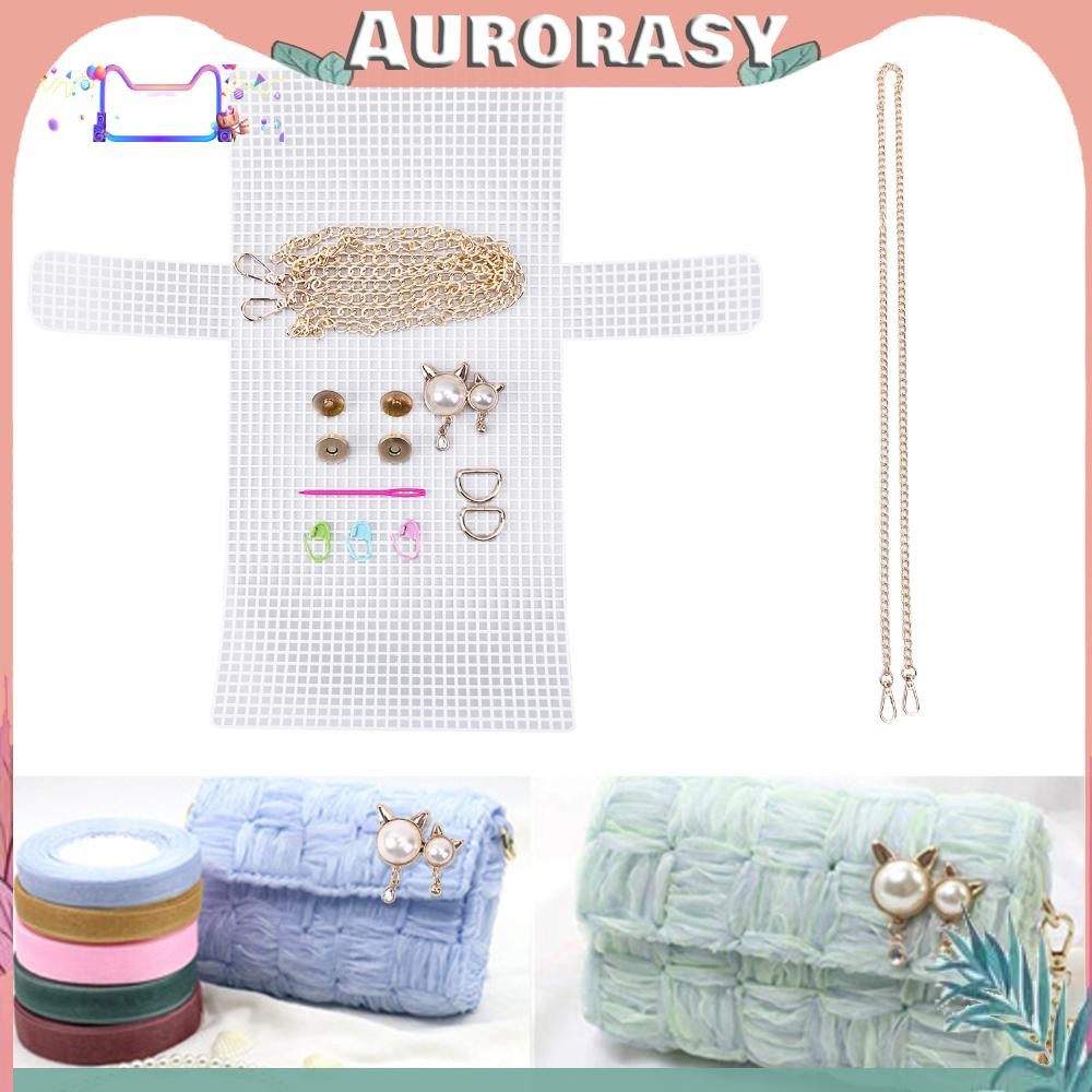 [AS] Diy วัสดุชุด DIY กระเป๋าสะพายไหล่อุปกรณ์เสริมเครื่องมือแผ่นกรอบพลาสติก