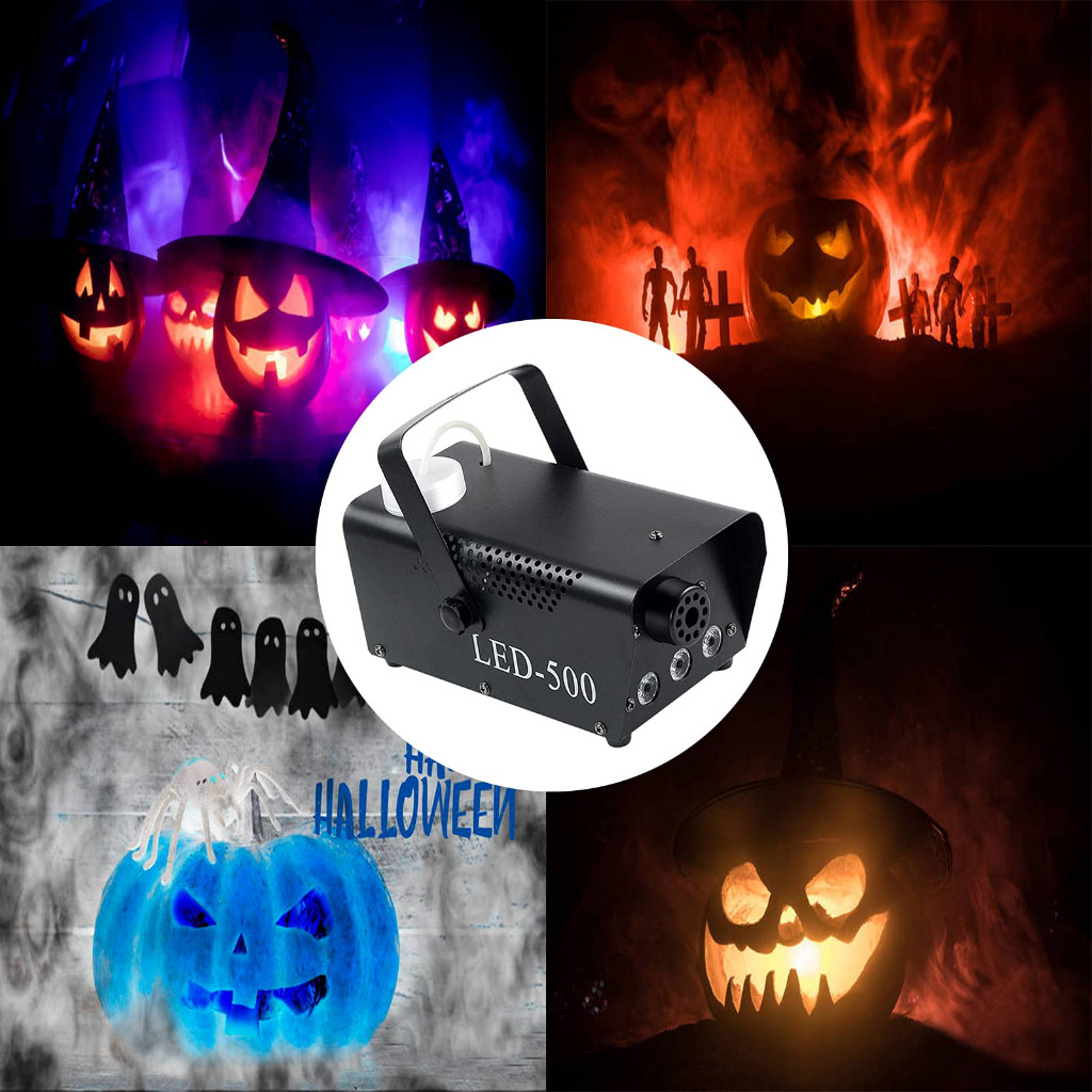 มีรีโมท เครื่องทำควัน เครื่องทำไดรไอซ์ สำหรับไฟดิสโก้เลเซอร์ เครื่องทำควัน เวที led Fog Smoke machine 1500w/1200w/500w - รูปที่ 5