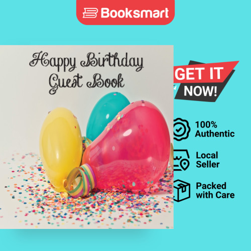 วันเกิด Party Guest Book Boy หรือสาว Happy Birthday Guest Book Keepsake วันเกิด Wishes Party Guest B