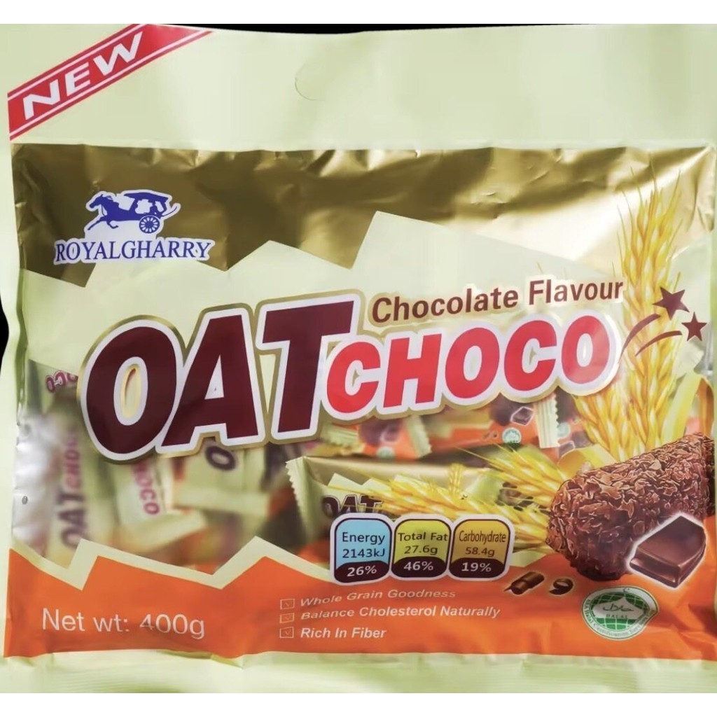 ข้าวโอ๊ด ธัญพืช Oat Choco Original Nezline 400g. ข้าวโอ๊ตะธัญพืช 2รส ช็อกโก/ออริจินัล ทานกับชา กาแฟ