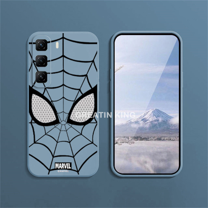 Infinix Hot 50 Pro+ X6880 Hot 50 Pro X6881 Hot 50 4G X6882 5G X6720 เคสโทรศัพท์แฟชั่นการ์ตูน Spider รูปแบบ Soft TPU ฝาครอบป้องกัน