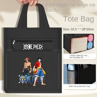 One Piece Handbag Boys Sea King Hand Carry Book Bags Tuition Bag Student Large Capacity Waterproof out Computer Bag DtzS