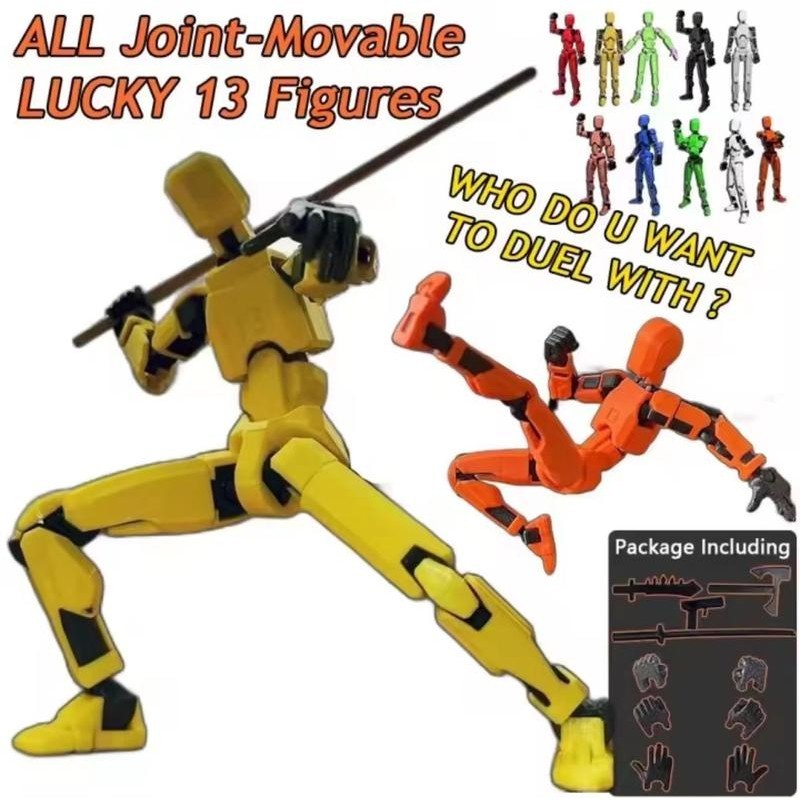 （จัดส่งจากกรุงเทพ）13-Joint Movable Dummy Lucky Doll BuildingDIY