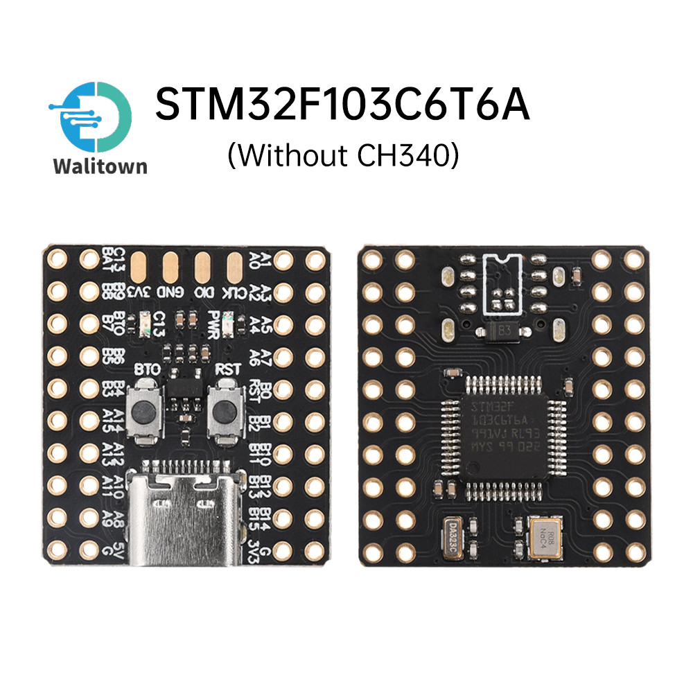 Stm32f103c6t6a STM32F103C8T6 Mini Microcontroller Development Board Arm สถาปัตยกรรมระบบขั้นต่ําบอร์ด Type-C