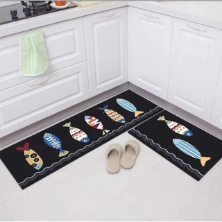 【40*60cm+40*120cm】ชุดพรมเช็ดเท้า 1แถม1 ผ้าเช็ดเท้าซึมซับน้ำอย่างดี ลายการ์ตูนน่ารัก ซื้อ1ได้ถึง2ชิ้น