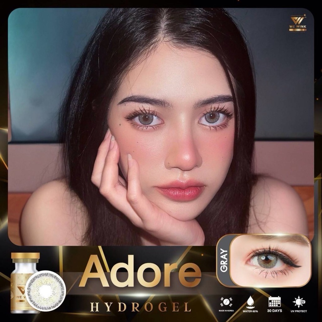 ✨ Adore : We Wink 💦ค่าอมน้ำ 60 นิ่มมาก ตาโต Size L สายตาปกติ