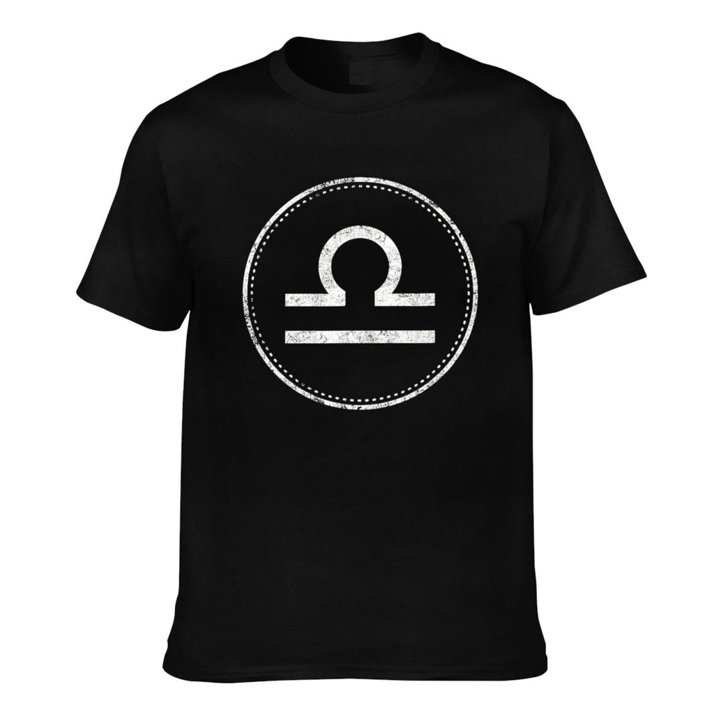 Libra Sign Astrology Zodiac Mens Cool Tshirt เสื้อผ้าแฟชั่น