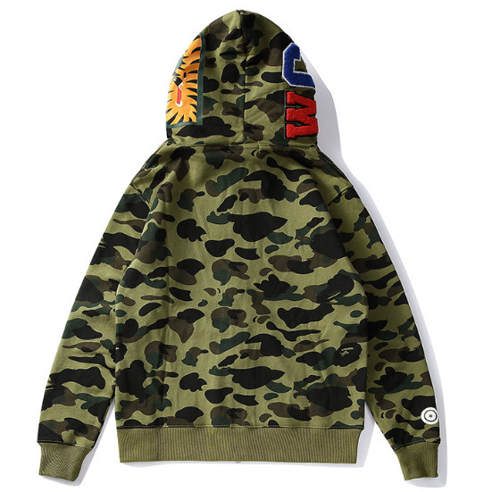 BAPEe เสื้อแจ็คเก็ตคลุมด้วยผ้าแบบลำลองสำหรับบุรุษและสตรีแบบใหม่ 0916 - รูปที่ 7