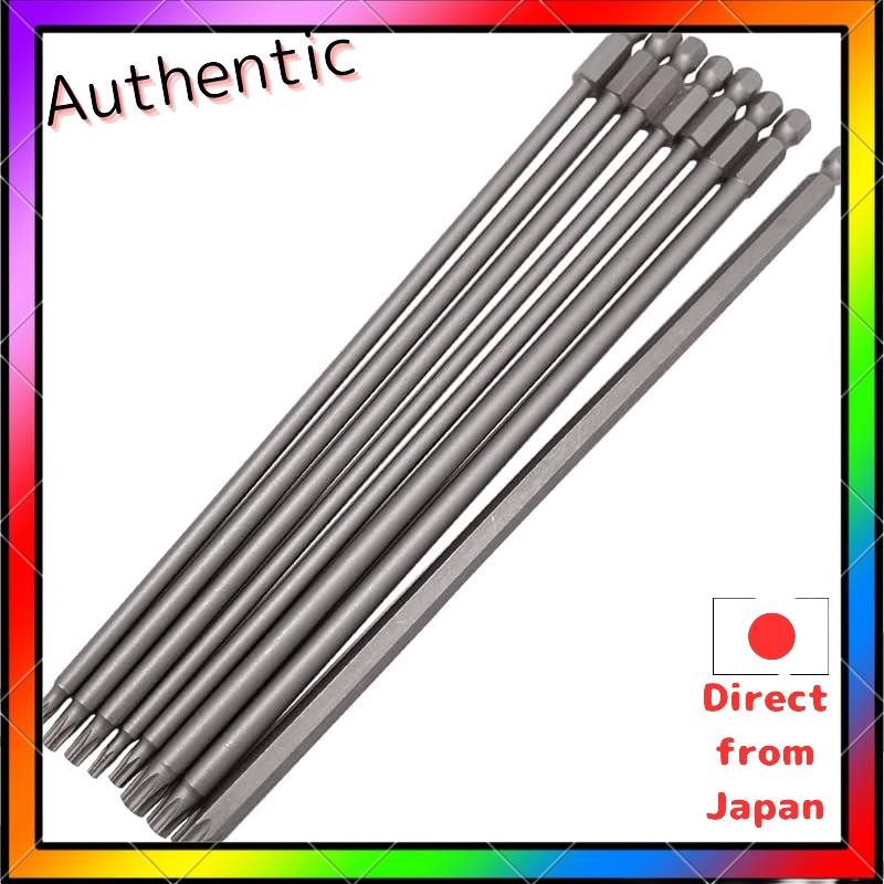 Torx Driver Bit ชุดแม่เหล็ก 6.35 มม.Hex Shank 8 ชิ้น 200 มม.Hollow Torx Head T8-T40