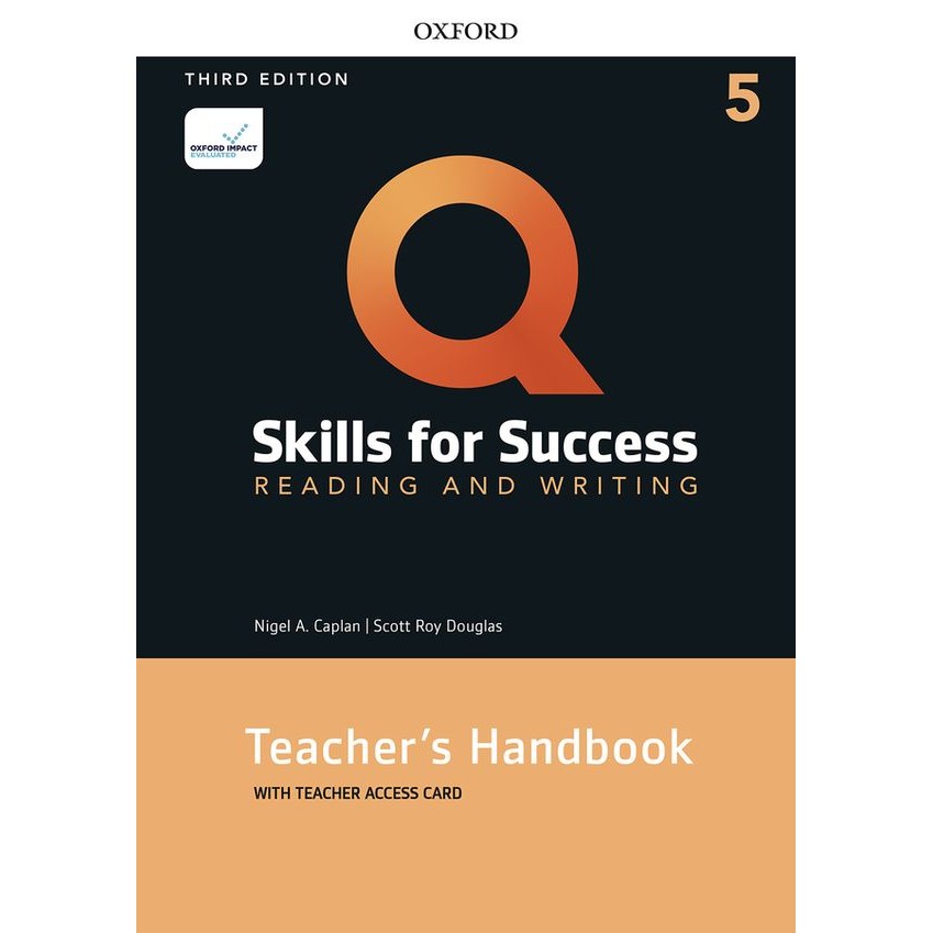 Se-ed (ซีเอ็ด) : หนังสือ Q: Skills for Success 3rd ED 5 : Reading and Writing: Teacher's Handbook with Teacher Access