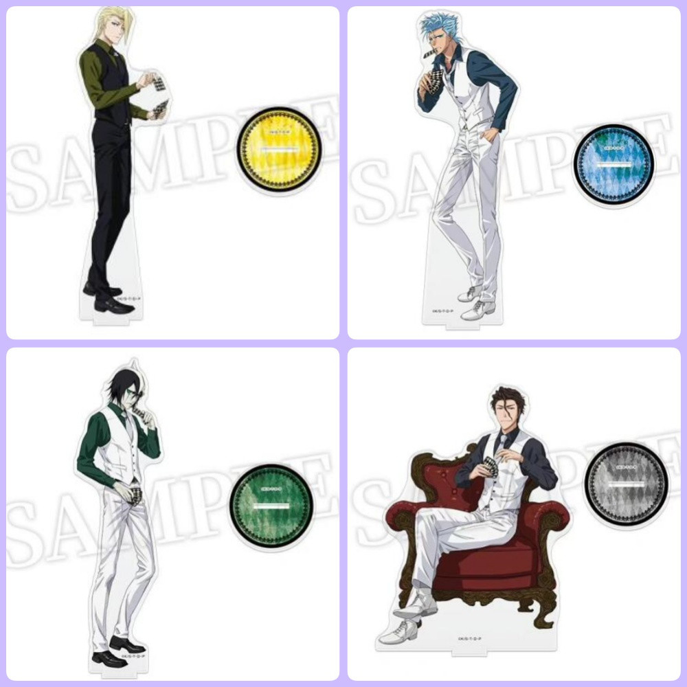 อะนิเมะ Standee รุ่น BLEACH Ichigo Rukia Orihime Hot Manga Study มุมอุปกรณ์ตกแต่งโต๊ะ