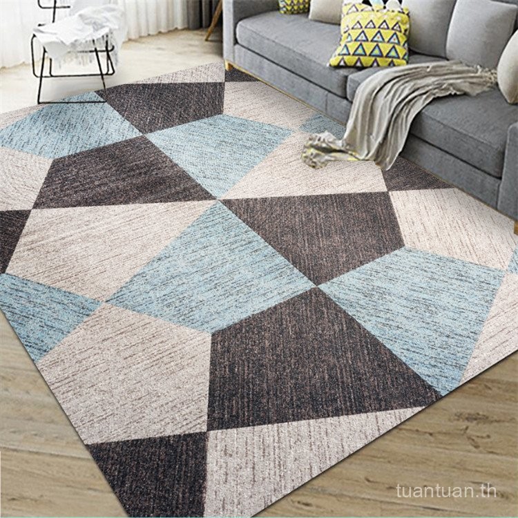 Pastoral Style Carpet Non-Slip Living Room Coffee Table Carpet Room Bedroom Bedside Carpet