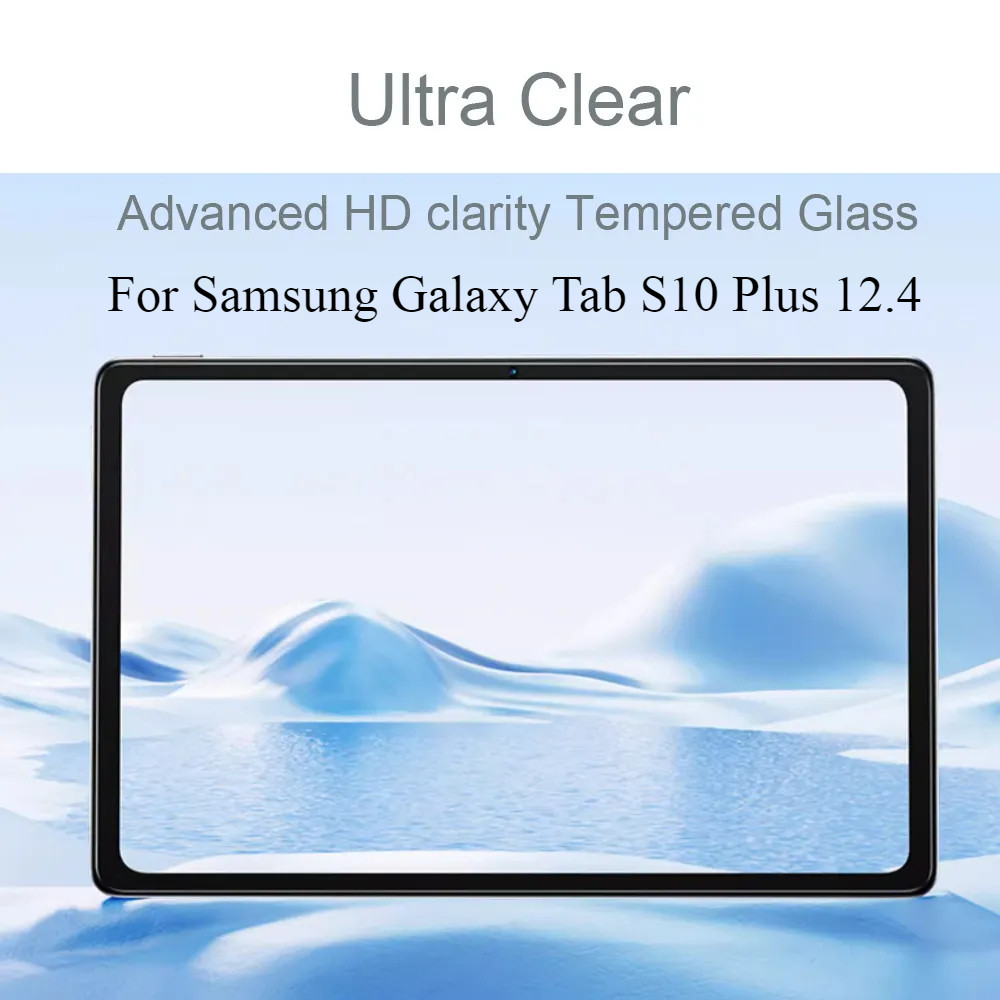 Ultra Thin HD Glass Screen Protector สําหรับ Samsung Galaxy Tab S10 Plus 12.4 ฟิล์มแท็บเล็ตสําหรับ S
