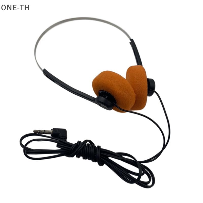 One-th Underwire หูฟังเพลง MP3 Retro Feelings แบบพกพาแบบมีสายหูฟังขนาดเล็กกีฬาแฟชั่น Photo Props ใหม่