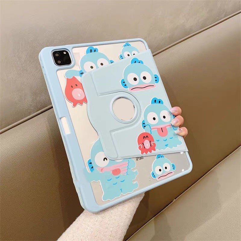 เคสฝาพับ ลายการ์ตูน Samsung Tab A9 Plus /Tab A7 lite/Tab S6 lite/Tab S9 FE S9FE เคสหมุนได้360 องศาหมุน มีช่องใส่ปากกา