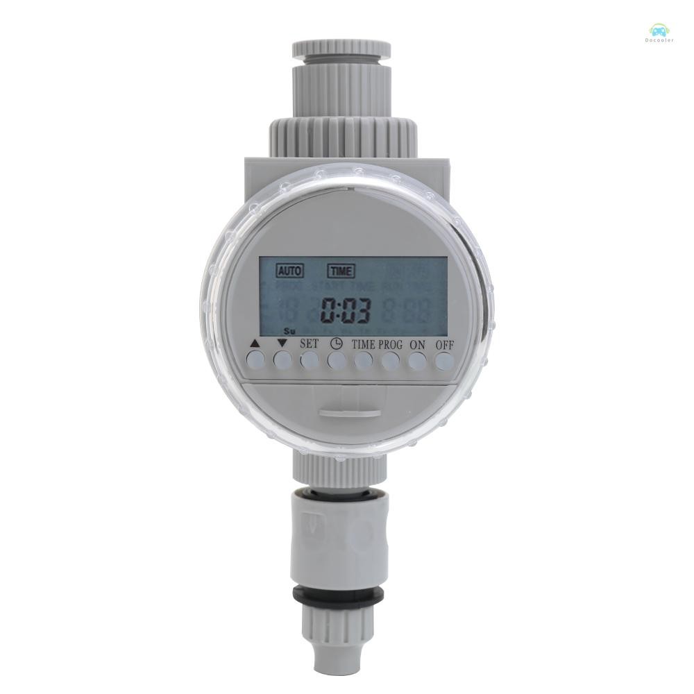 Yb1 ชลประทาน ControllerWhite พลังงานแสงอาทิตย์หน้าจอ LCD สวนชลประทานควบคุมอัตโนมัติ Water Saving Irrigation Controller ดิจิตอลรดน้ําจับเวลา