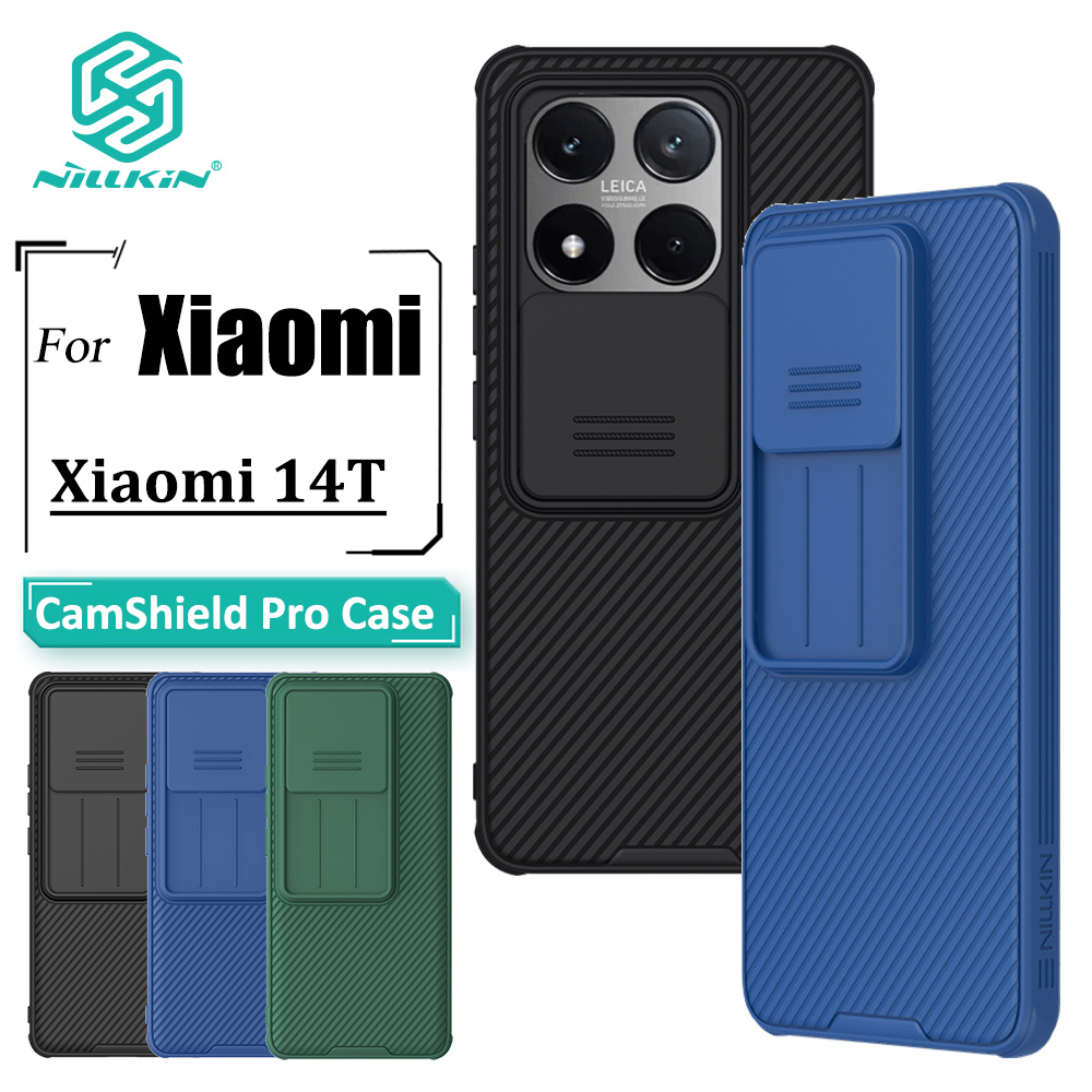 Nillkin CamShield Pro เคสโทรศัพท์สําหรับ Xiaomi 14T กรณีกล้อง Slider ป้องกัน Hard PC กันกระแทกปกหลัง