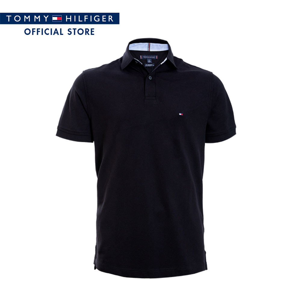 [Special Collection] Tommy Hilfiger เสื้อโปโล ผู้ชาย รุ่น 78JA568 BDS - สีดำ