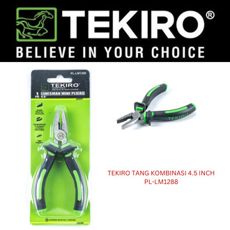 TEKIRO 4.5 INCH COMBINATION PLIERS (N - R) / COMBINATION PLIERS