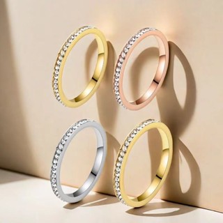 เหล็กไทเทเนียมอเมริกันยุโรปพร้อมเพชรการออกแบบระดับไฮเอนด์ซอก…