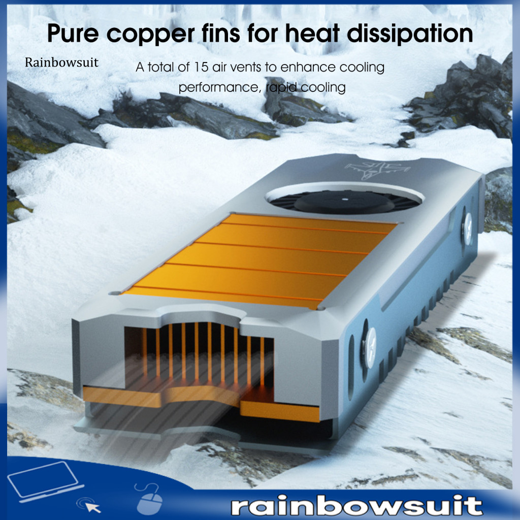 [RB] แผ่นความร้อนฮาร์ดดิสก์ SSD ที่ทนทานสําหรับการนําไฟฟ้าที่ดีสําหรับ M2 SSD