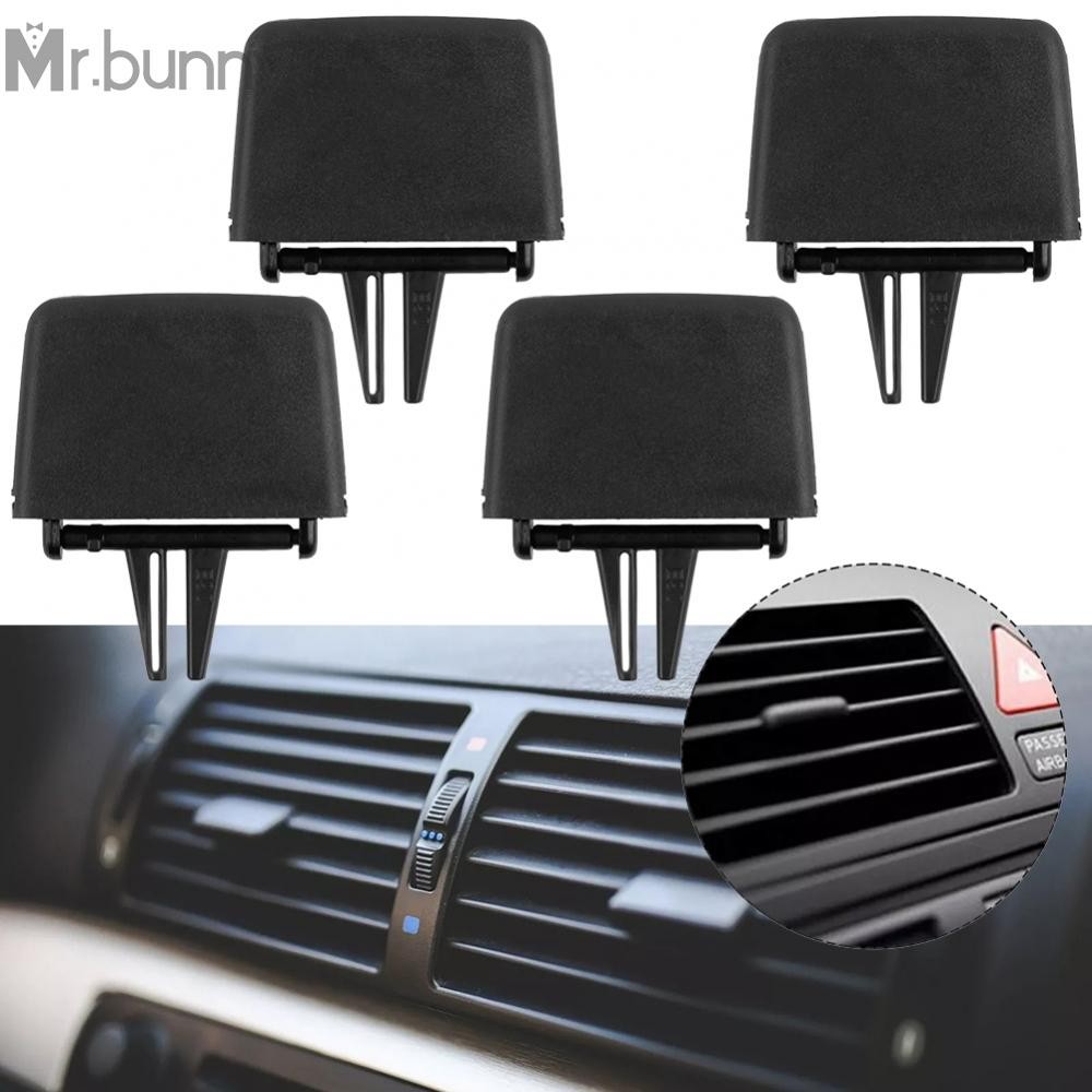 MRBUNNY#Air Vent Outlet Tab Black Plastic For BMW 3 Series E90 Car Accessories