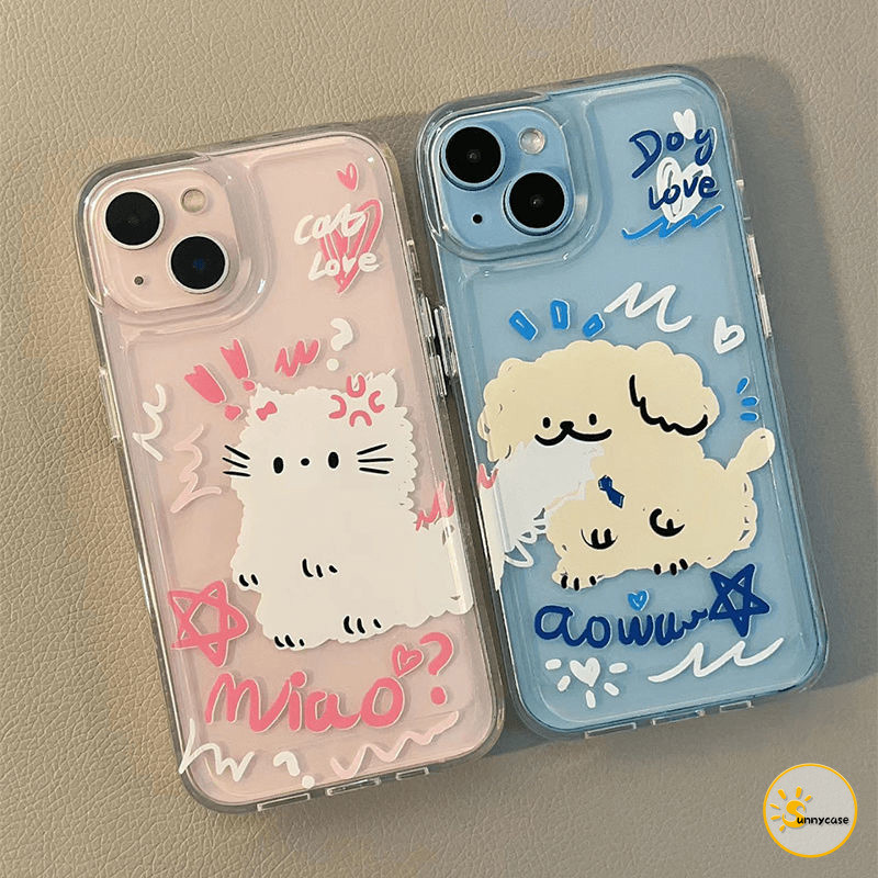 เคสใสนุ่มลายลูกแมวสุดน่ารัก เข้ากันได้กับ Samsung A55 A06 A05s A03s A05 A32 A54 A15 A23 A14 A24 A53 A12 A34 A52 A50 A50s