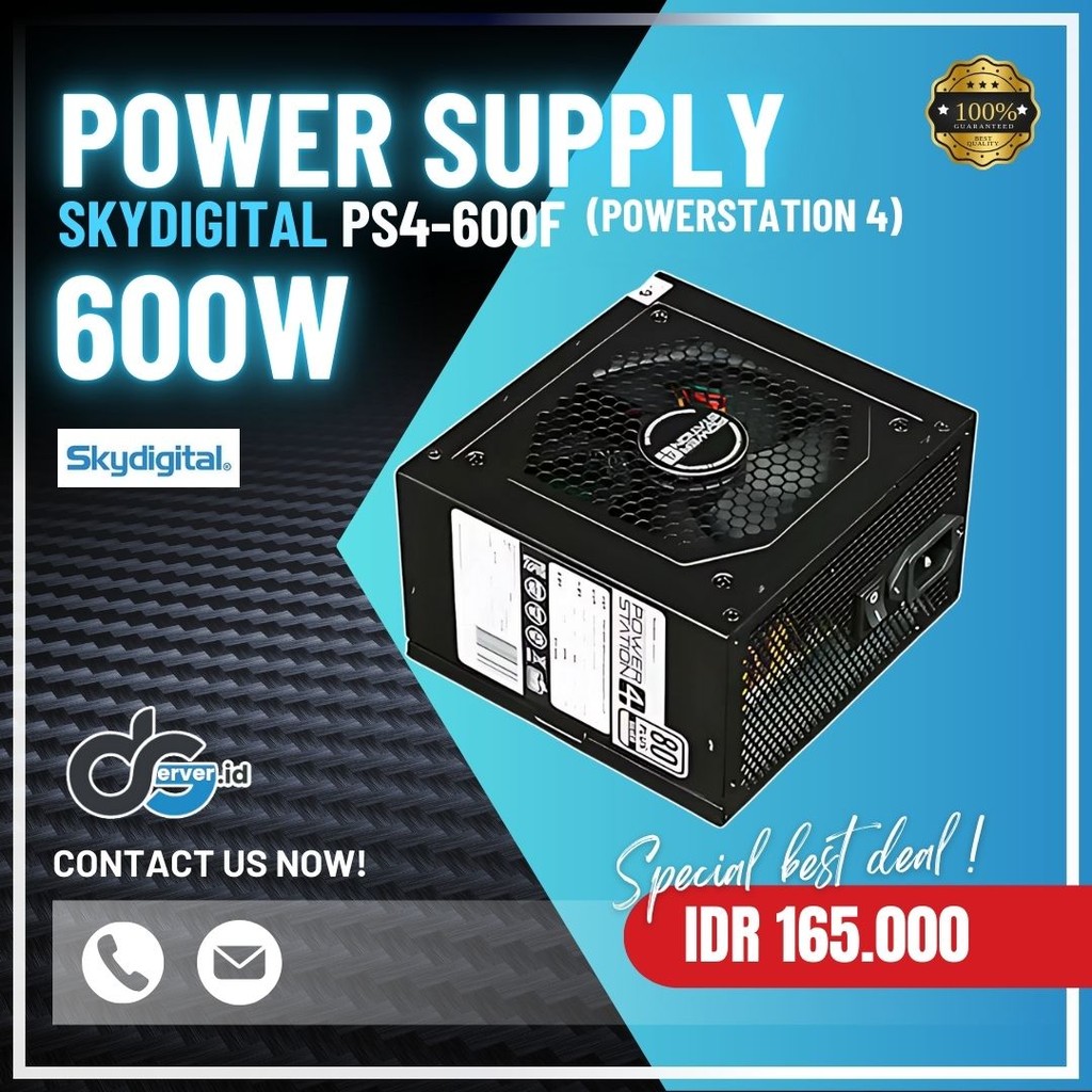PSU Powerstation4 PS4-600F 600Watt 80 Plus