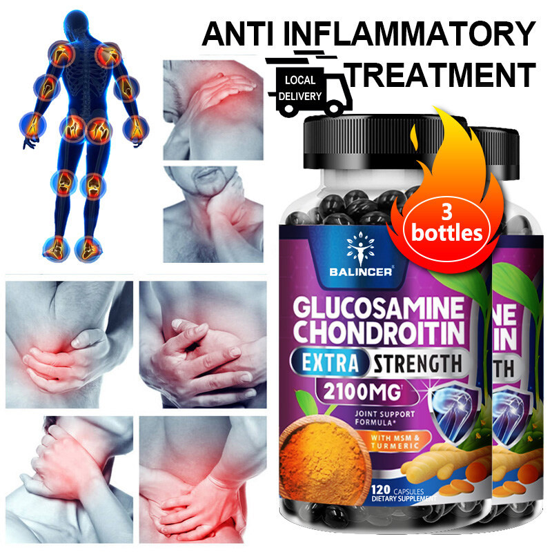 Glucosamine Chondroitin MSM Turmeric Boswellia - สําหรับการสนับสนุนร่วม อาหารเสริมร่วม