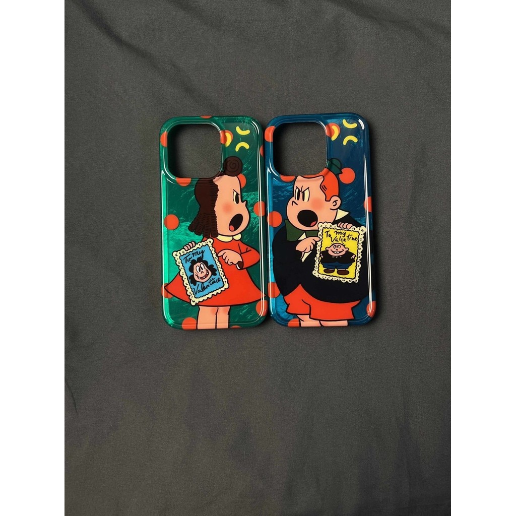 การ์ตูนการ์ตูน Lulu Tabi เหมาะสําหรับ iPhone16Promax Apple 14 เคสโทรศัพท์ 15 สไตล์ใหม่ 13 คู่ 12/11/เปลือกกันกระแทก NY2Y