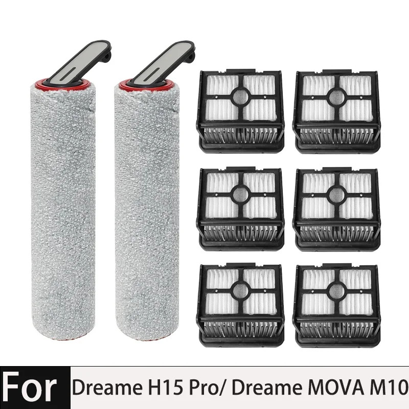 Fro Dreame H13FlexReach / MOVA M10/ Dreame H15 Pro HEPA Filter Roller Brush อุปกรณ์เสริมแปรงหลักสูญญ
