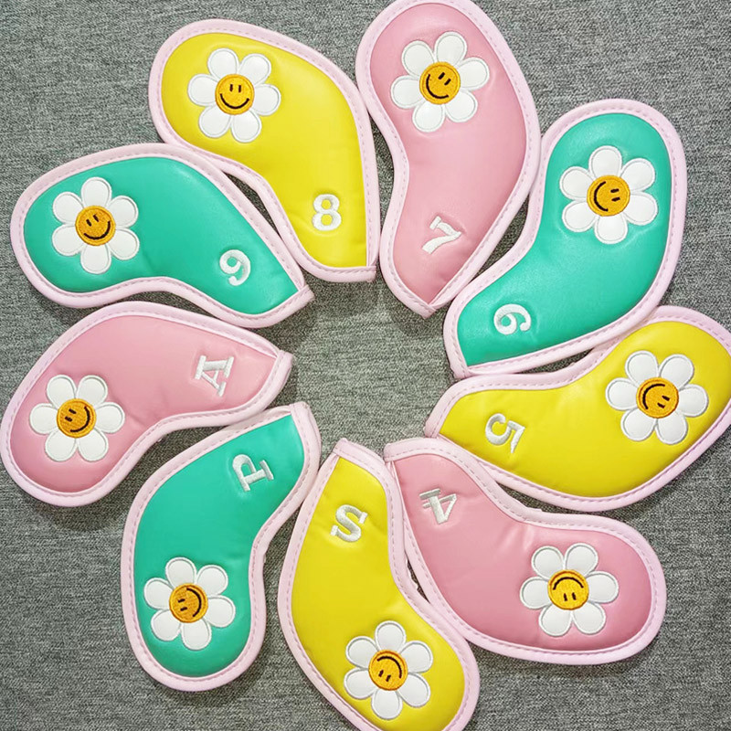 Golf Iron Cover PU สไตล์เรียบง่าย พร้อมฝาครอบเพิ่มการป้องกัน - รูปที่ 4