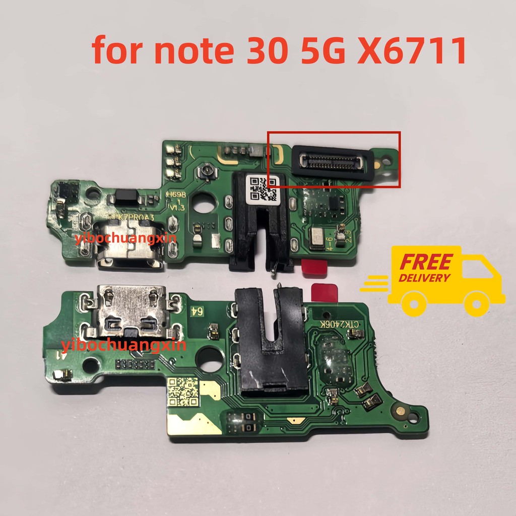 สําหรับพอร์ตบอร์ดชาร์จ USB Infinix Note 30 5G X6711 พร้อม IC