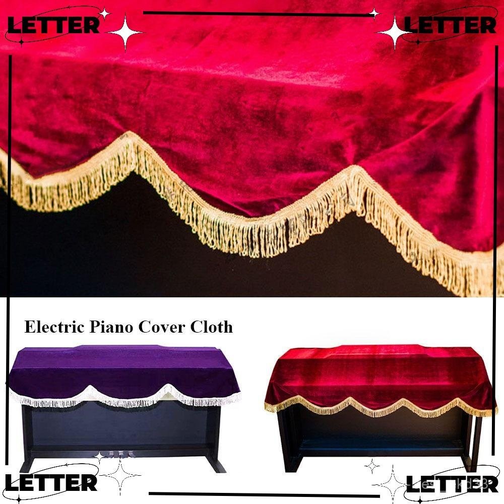 LET 88 Keys Covers Locking Clasps Piano Keyboards Stretchable Dust Proof Piano Dust Cover