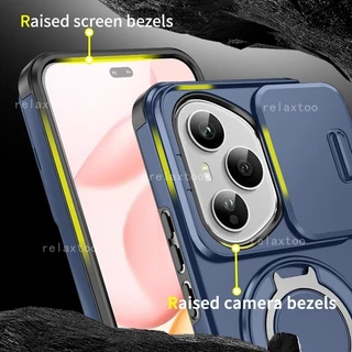 ปลอกสําหรับ Honor 400 Honor400 Pro Lite 400Pro 400Lite 5G กันกระแทก Hard เคสโทรศัพท์โลหะเกราะแหวนวงเล็บ Stent กลับ Push เลนส์กล้องความเป็นส่วนตัวปกป้องผู้ถือกลับปลอก