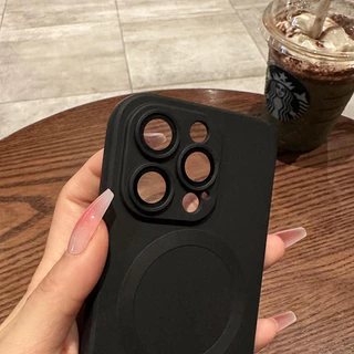 เคส แม่เหล็ก สำหรับ iPHONE 16 16e 15 15Plus 15Promax 11 12 13 14 Pro Plus Promax 13Promax Pro Max ผิวด้าน ชาร์ได้