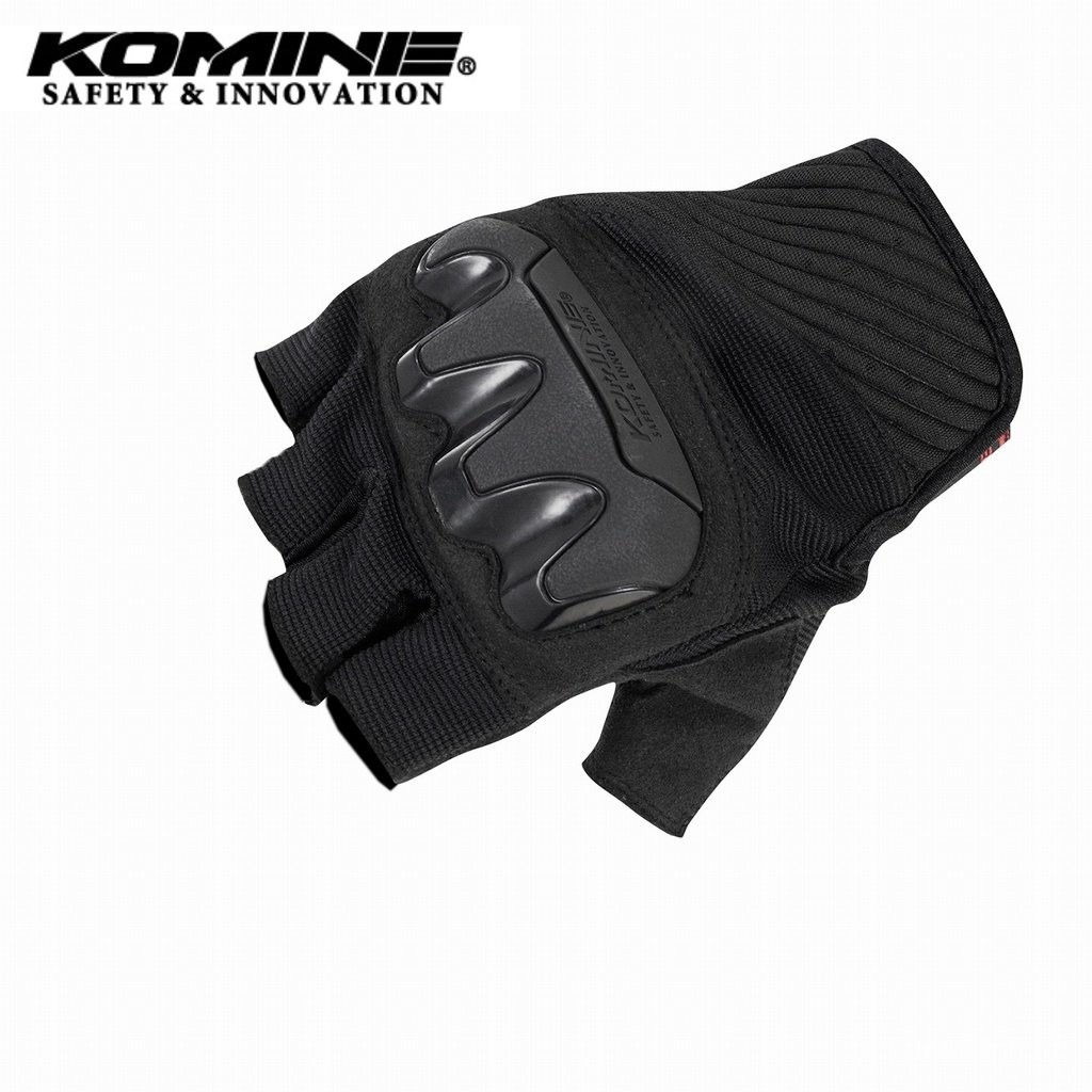 KOMINE GK-242 Protect Mesh Half Finger Glove KOMINE Motorcycl Gloves