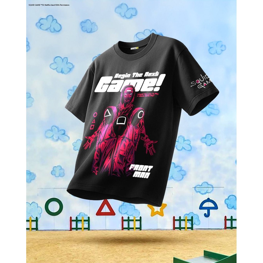 เสื้อยืดลายซีรี่ส์เกม Squid Game 3 เสื้อยืดเกมปลาหมึก