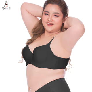 Sgarlet Plussize เสื้อในมีโครง สาวอวบ ตัวเรียบ ทรงสวยใส่สบาย ไม่กดเจ็บ ฟองน้ำปั๊มเจาะรูช่วยระบายอากาศ ไม่อับชื้น MB1719