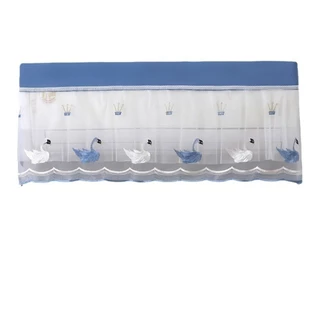 19VJKEPSHOP ฝาครอบกันฝุ่นเครื่องปรับอากาศ, ผ้าคลุม เครื่องปรับอากาศ ติดผนังแบบพกพา, ม่านกันลมน้ําหนักเบาล้างทําความสะอาดได้สะดวกในครัวเรือน