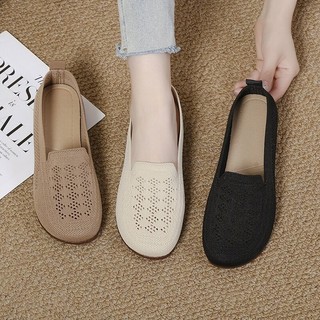 Korean Fashion Women Mesh Doll Shoes Office Flat Shoes walking Daily Loafer