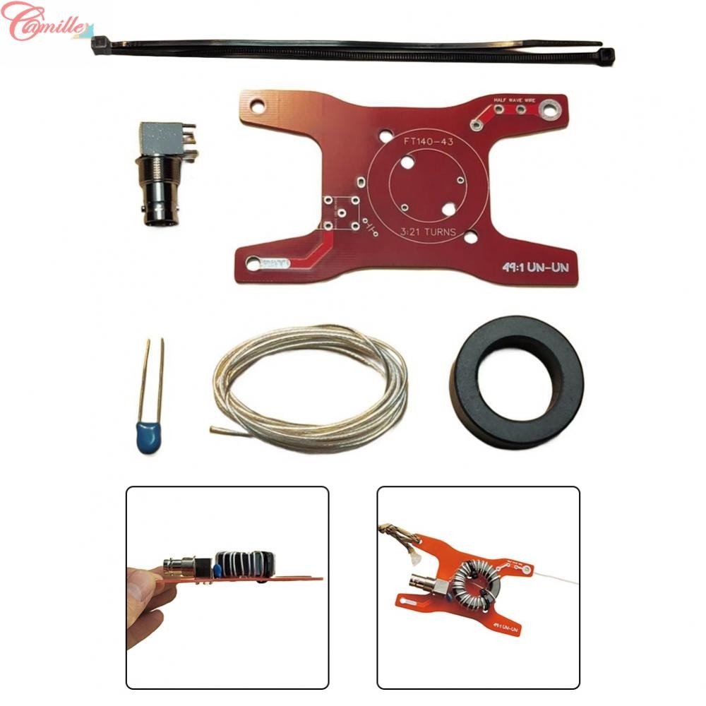 DIY เสาอากาศปลายความถี่คลื่นสั้น FT140-43 แหวนแม่เหล็ก 50W สี่แบนด์สําหรับ EFHW