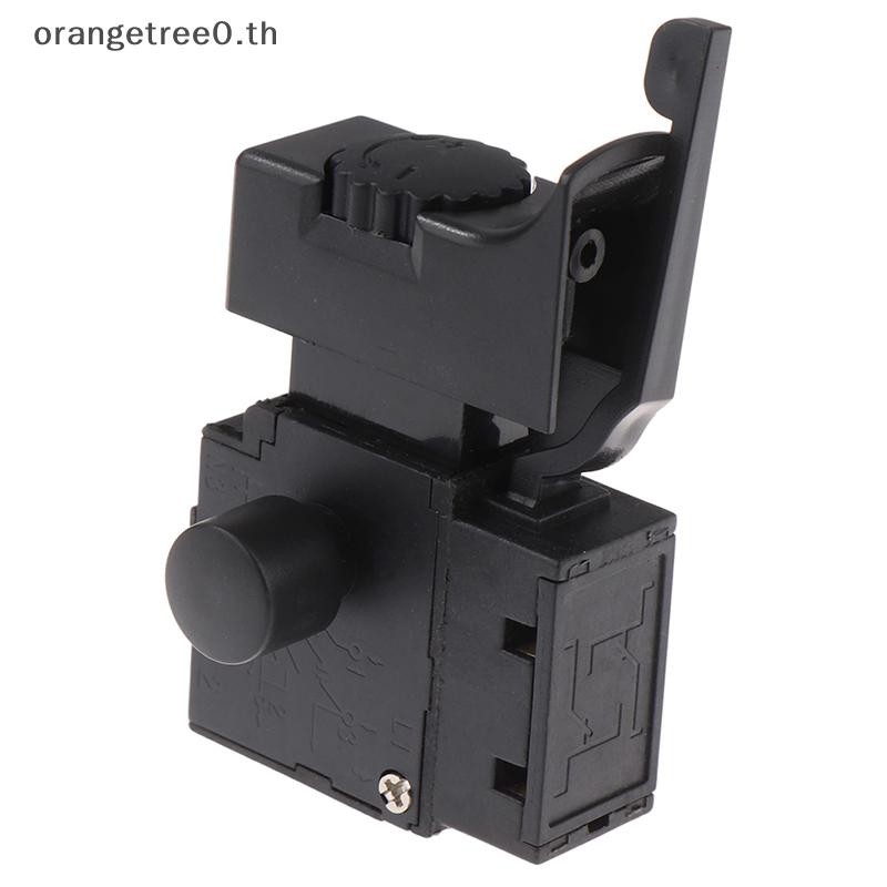 หรือ FA2-6/1BEK สีดํา 6a 250v สว่านไฟฟ้าควบคุมความเร็วสวิตช์ปุ่มทริกเกอร์ oe