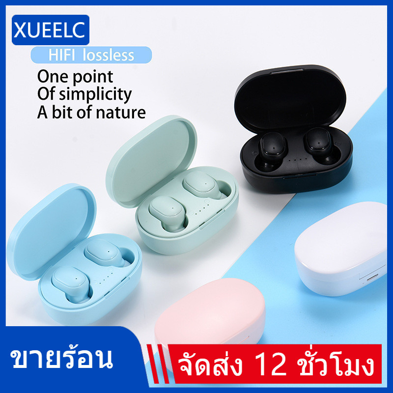 Original A6S TWS ชุดหูฟังไร้สายบลูทูธหูฟังกีฬาสเตอริโอ Fone หูฟังบลูทูธสําหรับสมาร์ทโฟนทั้งหมด xuele