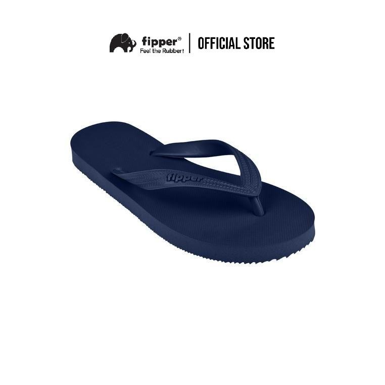 Fipper Selipar Basic M Getah Navy - รองเท้าแตะ Fipper Basic M Rubber Navy
