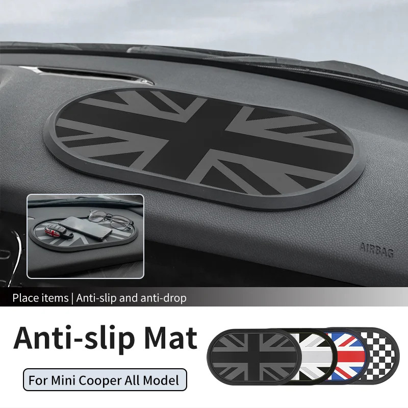 สําหรับ Mini Cooper S JCW F56 F60 R56 R60 F65 F66 U25 Universal รถ Dashboard Non Slip Mat Pads ยานยน